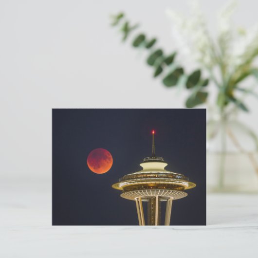 Blood Moon | Seattle Space Needle ポストカード (スタンド正面)