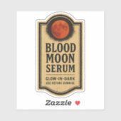 Blood Moon Serum - Halloween Apothecary Label シール (シート)