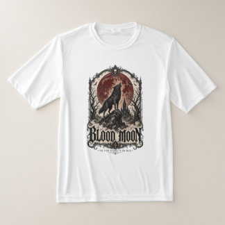 BLOOD MOON WOLF — ゴシックホラー Tシャツ