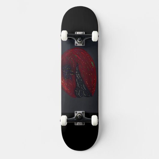Blood Moonlit Night Skateboard スケートボード (正面)