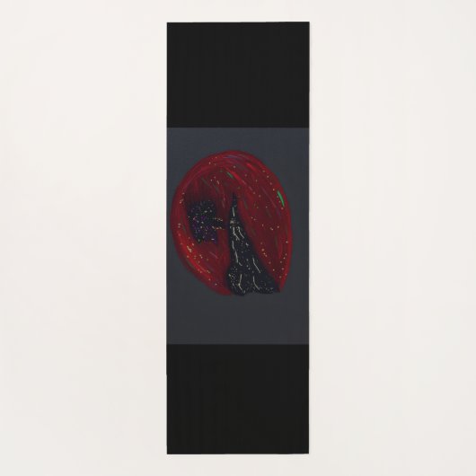 Blood Moonlit Night Yoga Mat ヨガマット (裏面)