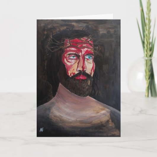 Blood of Christ Painting by Alfred Fox カード (正面)