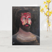 Blood of Christ Painting by Alfred Fox カード (黄色い花)