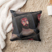 Blood of Christ Painting by Alfred Fox クッション (ブランケット)