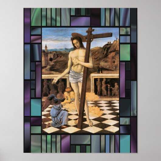 Blood Of Redeemer Bellini Jesus Angel Poster ポスター (正面)