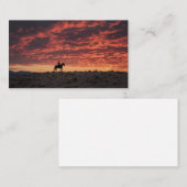 Blood Orange Birthday Invitation - Intense Western エンクロージャーカード (正面/裏面)