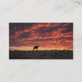 Blood Orange Birthday Invitation - Intense Western エンクロージャーカード