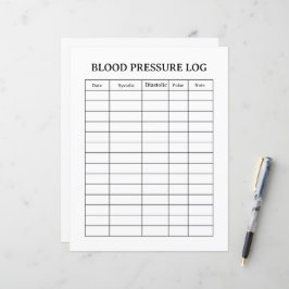 BLOOD PRESSURE LOG 