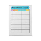 Blood Pressure Tracker Minimal Notepad ノートパッド (回転)