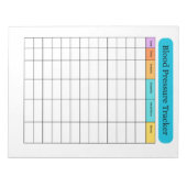 Blood Pressure Tracker Minimal Notepad ノートパッド (正面)