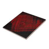 Blood Redの衛星ステンドグラス タイル (側面)