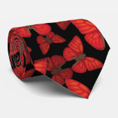 Blood Redグライダーの蝶 ネクタイ (ロール)