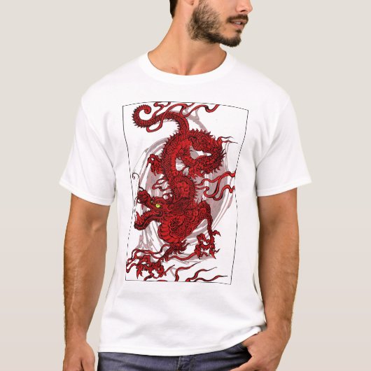 Blood Redドラゴン Tシャツ (正面)