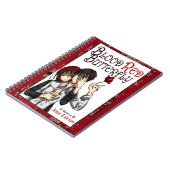 Blood Red蝶ノート ノートブック (左側)