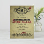 Blood & Snakes ハロウィン スプークタキュラー ご招待 招待状 (スタンド正面)