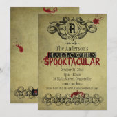 Blood & Snakes ハロウィン スプークタキュラー ご招待 招待状 (正面/裏面)