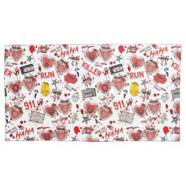 Blood Splatter Horror Movie Bedding 枕カバー