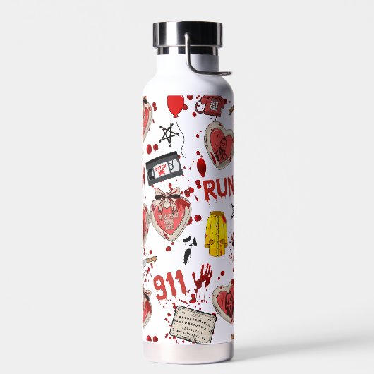 Blood Splatter Killer Scary Movies  ウォーターボトル (左面)