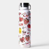 Blood Splatter Killer Scary Movies  ウォーターボトル (背面)