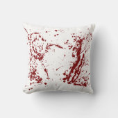 Blood splattered cojin クッション (正面)