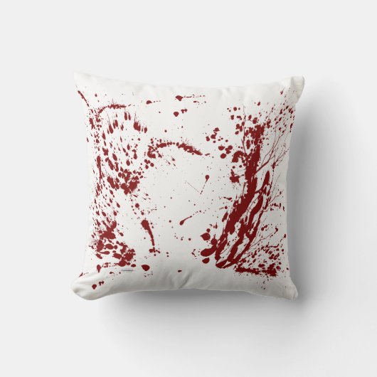 Blood splattered cojin クッション (正面)