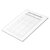 BLOOD SUGAR TRACKER ノートパッド (アングル)