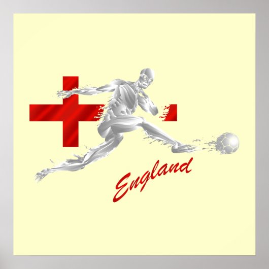 Blood Sweat and England – サッカーファンの贈り物 ポスター (正面)