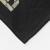 Blood Sweat Profanity Construction Worker Skull Bl フリースブランケット (角)