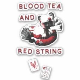 Blood Tea and Red Stringのネズミのステッカー シール
