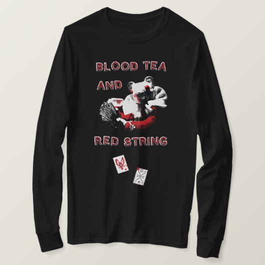 Blood Tea and Red String Long Sleeve Tシャツ (デザイン正面)