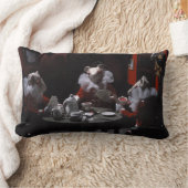 Blood Tea and Red String White Teaのネズミ ランバークッション (ブランケット)