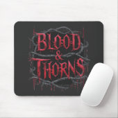 Blood & Thorns Gothicデザイン – 暗く神経質 マウスパッド (マウス)
