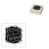 Blood & Thorns Gothicデザイン – 暗く神経質 ラバースタンプ (押印)