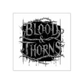 Blood & Thorns Gothicデザイン – 暗く神経質 ラバースタンプ (インプリント)