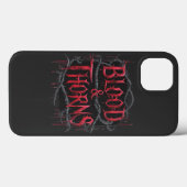 Blood & Thorns Gothicデザイン – 暗く神経質 Case-Mate iPhoneケース (裏面 (横))
