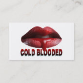 Bloodedの冷たい唇 名刺 (裏面)