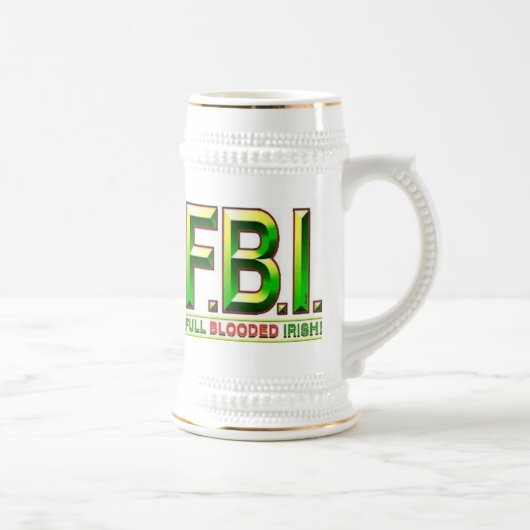 Bloodedの完全なアイルランド語 ビールジョッキ (右)