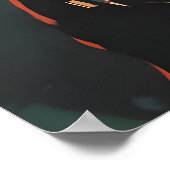 Bloodhound Astronaut Poster, Bloodhound Retro ポスター (角)