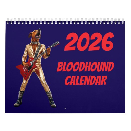 Bloodhound Calendar カレンダー (カバー)