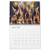 Bloodhound Calendar カレンダー (1月 2026)