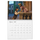 Bloodhound Calendar カレンダー (2月 2027)