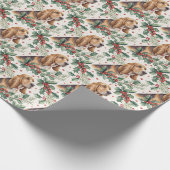 Bloodhound Christmas Wrapping Paper ラッピングペーパー (角)