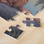 Bloodhound dog ジグソーパズル (側面)