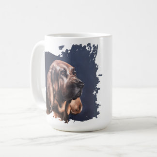 Bloodhound dog love mug  コーヒーマグカップ