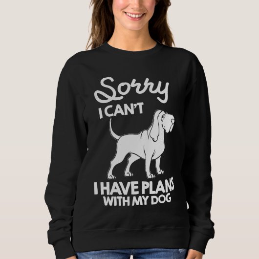 Bloodhound Dog Puppies Owner Lover 1 スウェットシャツ (正面)