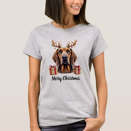 Bloodhound Reindeer Tシャツ (正面)