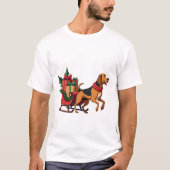 Bloodhound Sleigh Puller Tシャツ (正面)