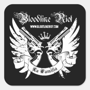 Bloodline Riot - La Familia Sticker スクエアシール