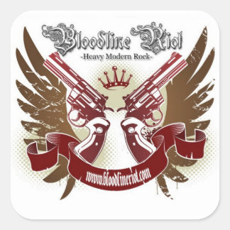 Bloodline Riot Sticker – スクエア スクエアシール