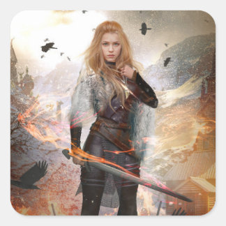 Bloodmark Epicファンタジーアートステッカー スクエアシール